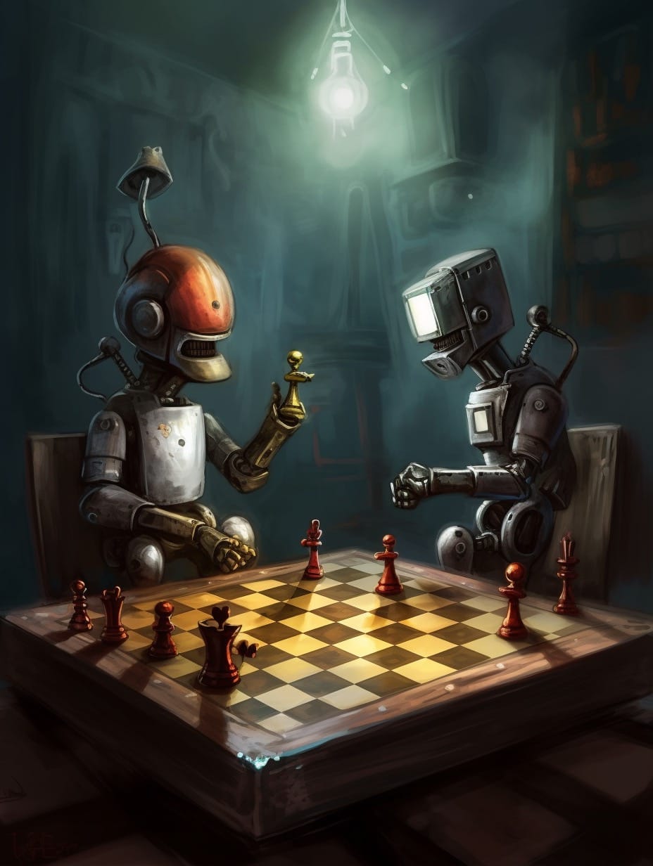 Robots Play Chess